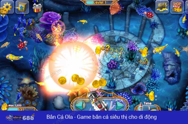 Game Bắn Cá Ola có nền tảng đồ họa 3D chân thực